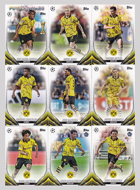 球星卡 多特蒙德 2023-24 Topps ucc欧战 罗伊斯 阿德耶米 吉滕斯