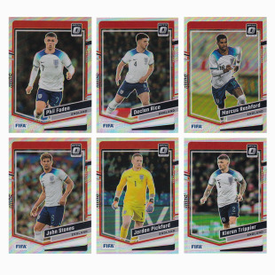球星卡 英格兰队 银折2023-24 Donruss optic 福登 赖斯 拉什福德