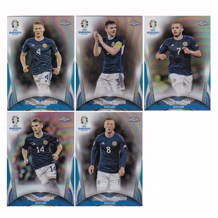 球星卡 苏格兰 银折 2024欧洲杯 Topps 罗伯逊 麦克托米奈 吉尔摩