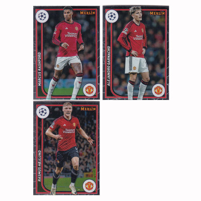 球星卡 曼联 2023-24 Topps 梅林 拉什福德 加纳乔 霍伊伦德