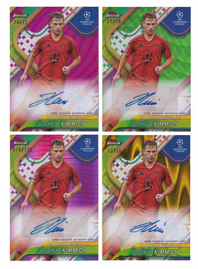 球星卡 基米希 签字 75编 绿波纹折 2024-25 topps finest 拜仁