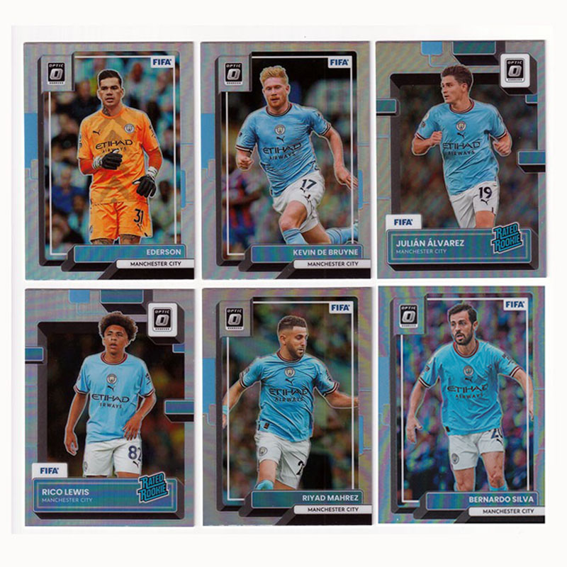 球星卡 德布劳内 阿尔瓦雷斯 刘易斯 B席 银折2022-23 optic 曼城