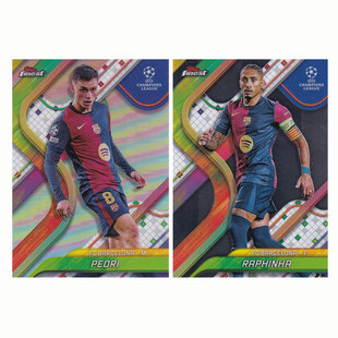 拉菲尼亚 银折 2025 球星卡 finest 莱万 topps 巴塞罗那 佩德里