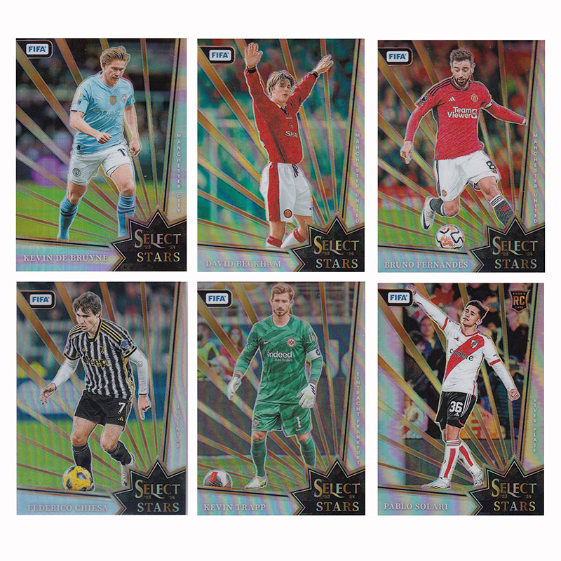 球星卡 STARS特卡 2023-24 select FIFA 德布劳内 贝克汉姆 B费