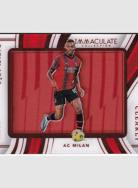 球星卡 莱奥 99编 镜面球衣 2023-24 帕尼尼 IMMACULATE AC米兰