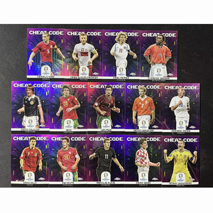 球星卡 金手指特卡 2024欧洲杯 Topps 博格坎普 克洛泽 齐达内