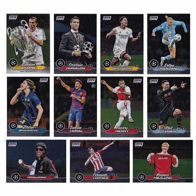 球星卡 2023-24 Topps chrome竞技场 C罗 哈兰德 亚马尔 贝林厄姆