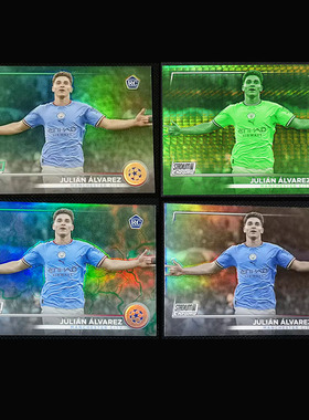 球星卡 阿尔瓦雷斯 RC新秀 99编 199编 2022-23 topps竞技场 曼城