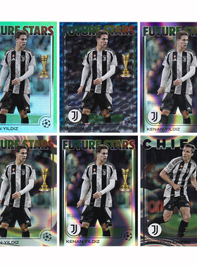 球星卡 伊尔迪兹 基耶萨 75编 紫雾折 2024-25 Topps UCC尤文图斯