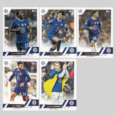球星卡 切尔西 2022-23 Topps ucc欧战 菲利克斯 穆德里克 斯特林