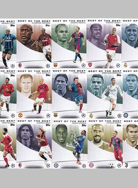 球星卡 Best精英特卡 2024-25 Topps UCC 梅西 C罗 卡洛斯 齐达内