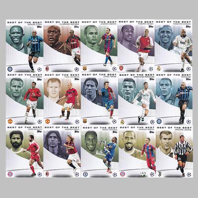 球星卡 Best精英特卡 2024-25 Topps UCC 梅西 C罗 卡洛斯 齐达内
