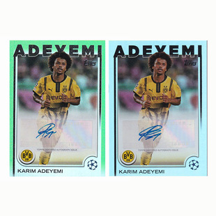 球星卡 阿德耶米 签字 199编 2024-25 Topps UCC 多特蒙德