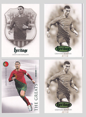 球星卡 C罗 遗产 24编 绿平行 2023 futera 福特拉 葡萄牙队长