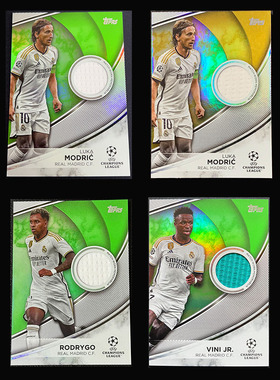 球星卡 皇马 球衣 2023-24 Topps UCC莫德里奇 罗德里戈 维尼修斯