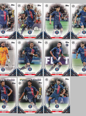 球星卡 巴黎 2023-24 Topps UCC欧战 姆巴佩 登贝莱 李刚仁