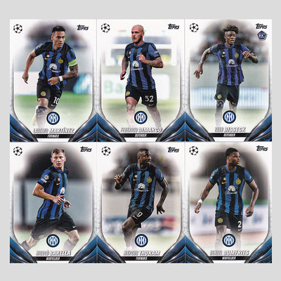 球星卡 国米 2023-24 Topps ucc欧战 劳塔罗 图拉姆 迪马尔科