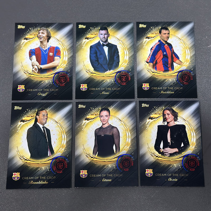球星卡 梅西 普特拉斯 邦马蒂 小罗 精英特卡 2025 Topps巴塞罗那