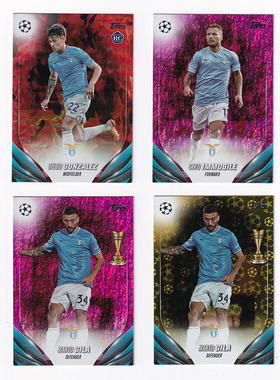 球星卡 金球粉折 2023-24 Topps UCC欧战 拉齐奥 因莫比莱 希拉