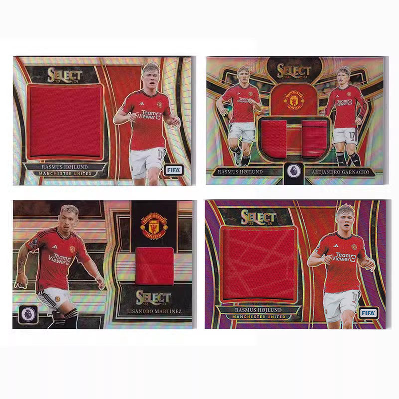 球星卡 利马丁内斯 霍伊伦德 加纳乔 球衣物料2023-24 select曼联