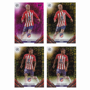 球星卡 金球粉折 2023-24 Topps UCC 马竞 格列兹曼 科雷亚