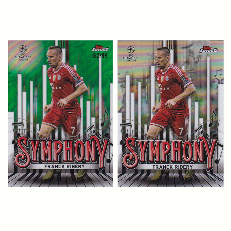 球星卡 里贝里 99编绿折 交响乐特卡 2024-25 topps finest 拜仁