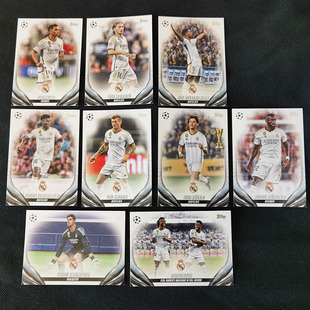 球星卡 皇马2023-24 Topps UCC 莫德里奇 贝林厄姆 克罗斯 居莱尔