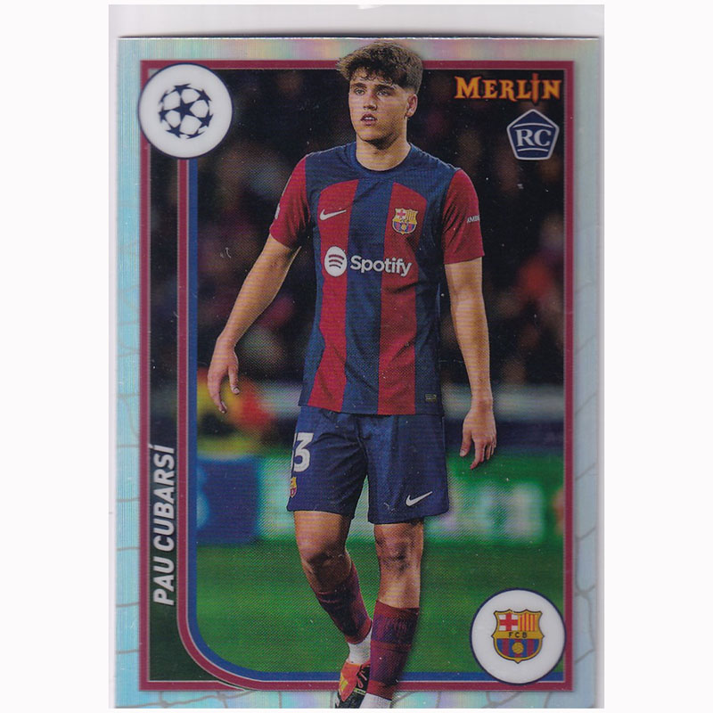 球星卡 库巴西 银折 RC新秀 2023-24 Topps 梅林 巴塞罗那