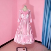 新款 男女公主甜美超极丝滑蛋糕公主裙靓丽鲜亮油滑溜性感诱惑动感