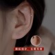 925银耳钉女2022新款 潮小众耳骨钉耳环养耳洞耳棒银高级感耳饰品