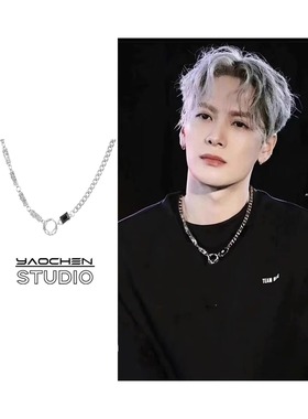 嘻哈痞帅毛衣链高街男款小众高级设计感男士项链个性潮男吊坠配饰