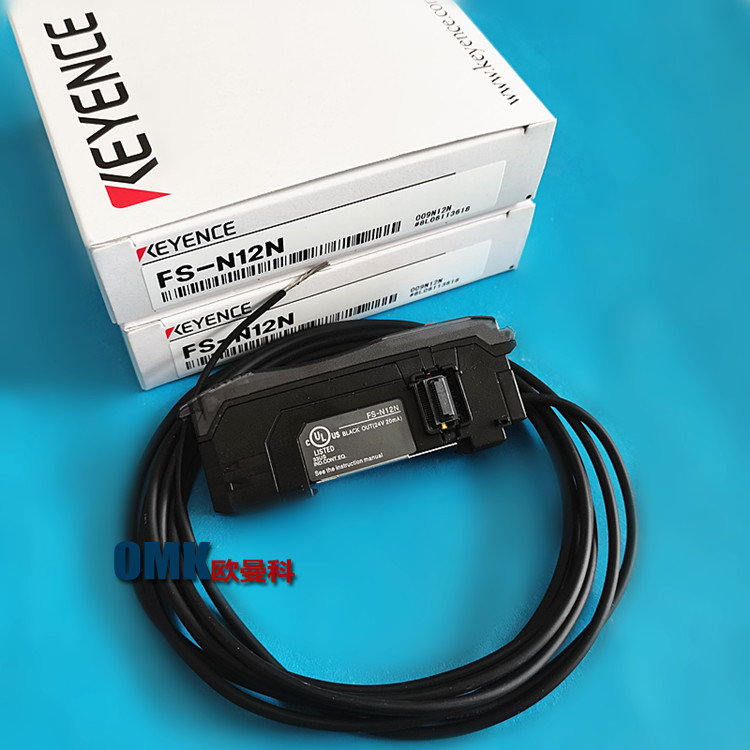 基恩士光纤放大器FS-N12N FS-N12CP数字传输感应控制器电缆型