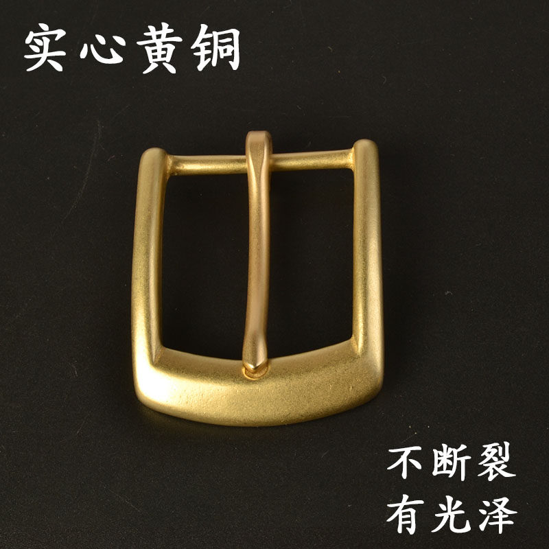 남성 벨트 헤드 음성 핀 솔리드 브래스 버클 벨트 버클 헤드 바지 벨트 헤드 여성 벨트 액세서리 40MM