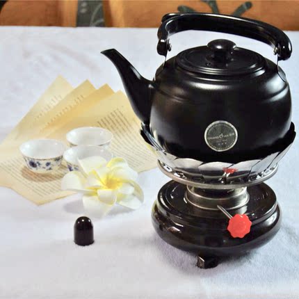 包邮泡茶炉户外烧水炉防风酒精炉可调火力环保油茶炉户外茶具烧水