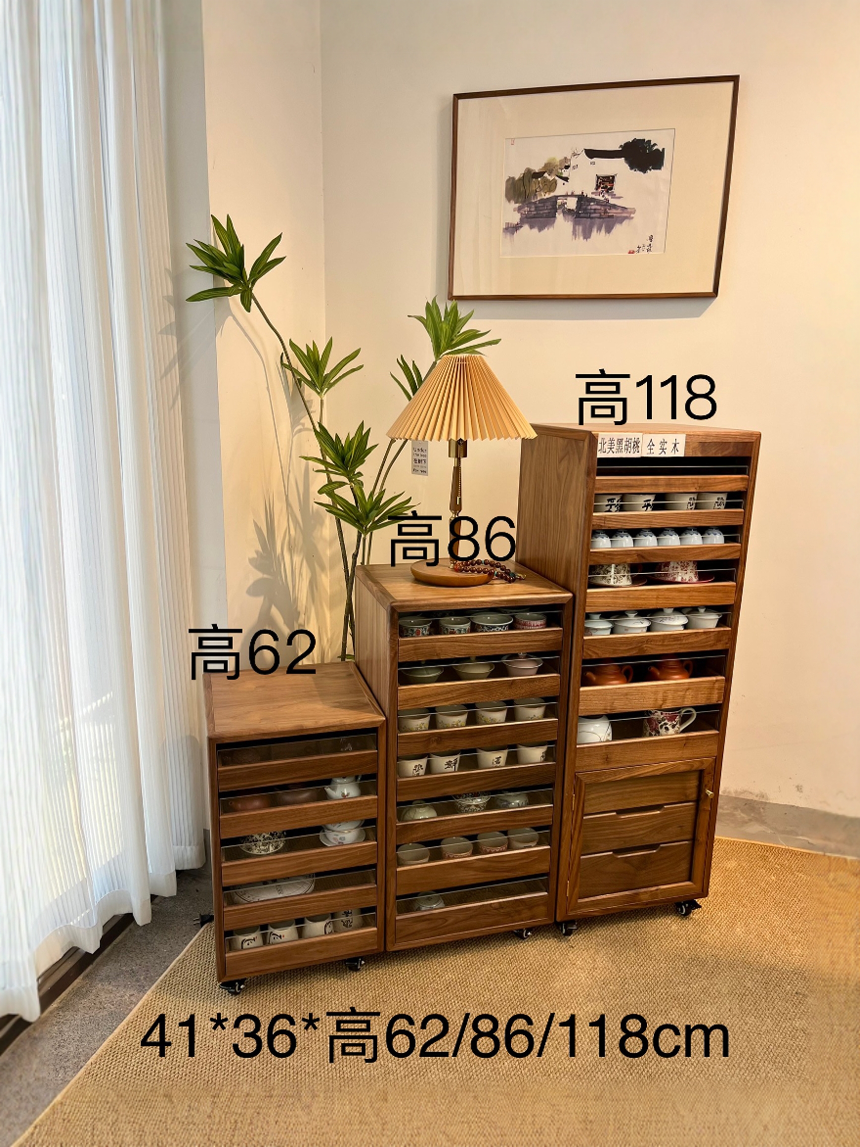 茶具收纳柜牙科柜50大人十斗柜客厅靠墙茶室空间储物柜卧室抽屉式