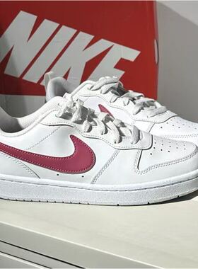 NikeCourt Borough RECRAFT 耐克贴合GS 低帮 板鞋白色DV5456-010