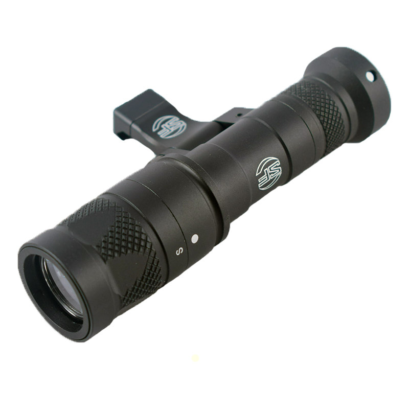 M340V1000流明强光爆闪手电20mm侧翻头盔下挂导轨支架户外