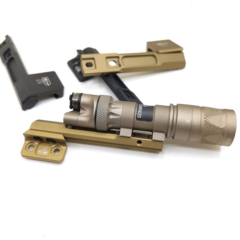 Sotac 侧挂Thorntail 手电筒CNC金属底座M300M600系列 20MM MLOK