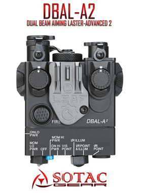 SOTAC-GEAR DBAL-A2 LED照明 IR 绿镭射 红镭射 金属指示器