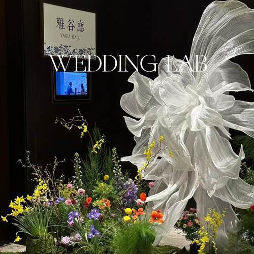 巨型花艺婚礼艺术装饰橱窗陈列商业美陈场景布置艺术装置