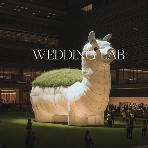 巨型草泥马气模装置美陈装置摆饰婚礼艺术装饰橱窗陈列商业美陈