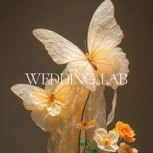 饰橱窗陈列商业美陈 置摆饰婚礼艺术装 仿真蝴蝶装 置造景美陈装