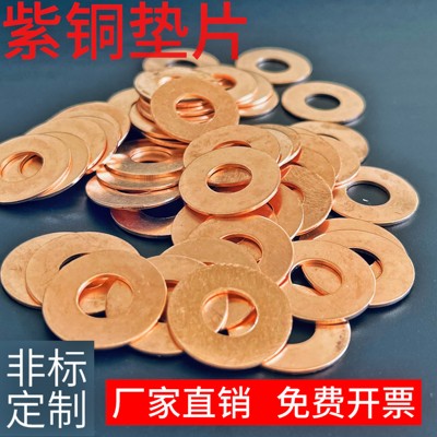 紫铜垫片压力表垫法兰密封垫圈