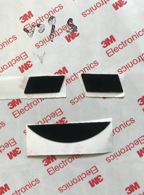 雷柏达尔优牧马人一二三代v302 v20pro v29s v28s 脚贴适配3M脚垫