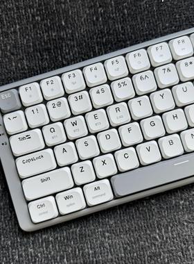 e元素tl84键矮轴机械键盘矮红轴三模蓝牙无线2.4g轻巧便携4苹果