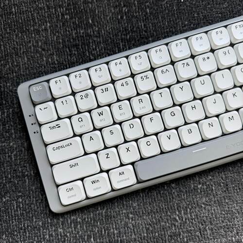 e元素tl84键矮轴机械键盘矮红轴三模蓝牙无线2.4g轻巧便携4苹果