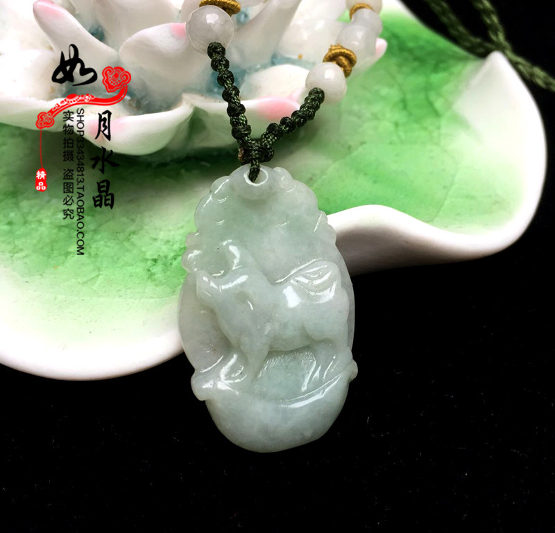 2026年属虎吉祥物翡翠金猪呈祥吊坠 049