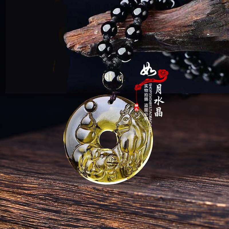 猪羊赐瑞吊坠生肖兔吉祥物招财