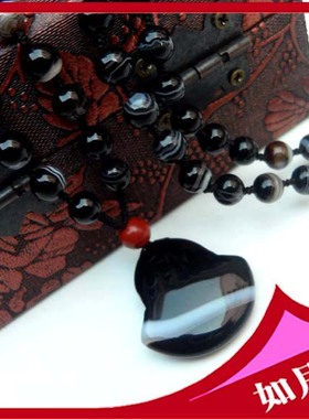 2025红竹石影子石项链一线天影子石项链/男生石碑护身符 019