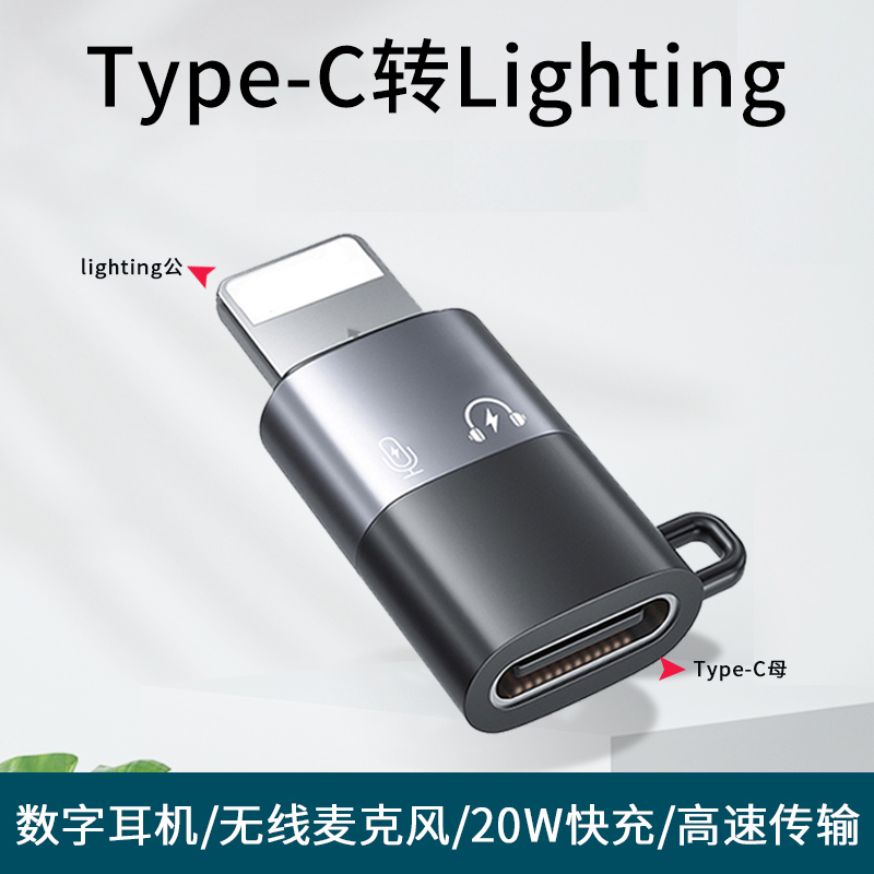 typec转lighn接头适用于T-